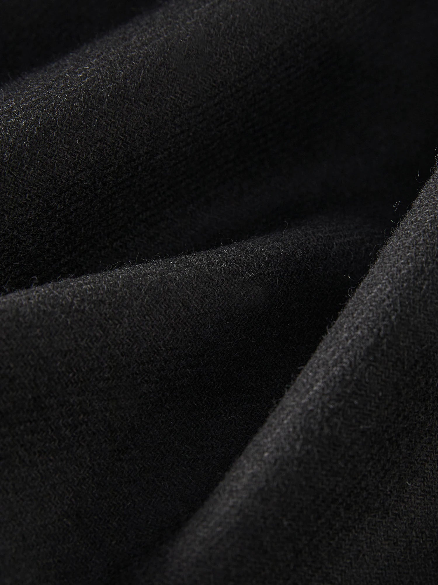 Casual High-Waisted Thick Wool A-Line Skirt